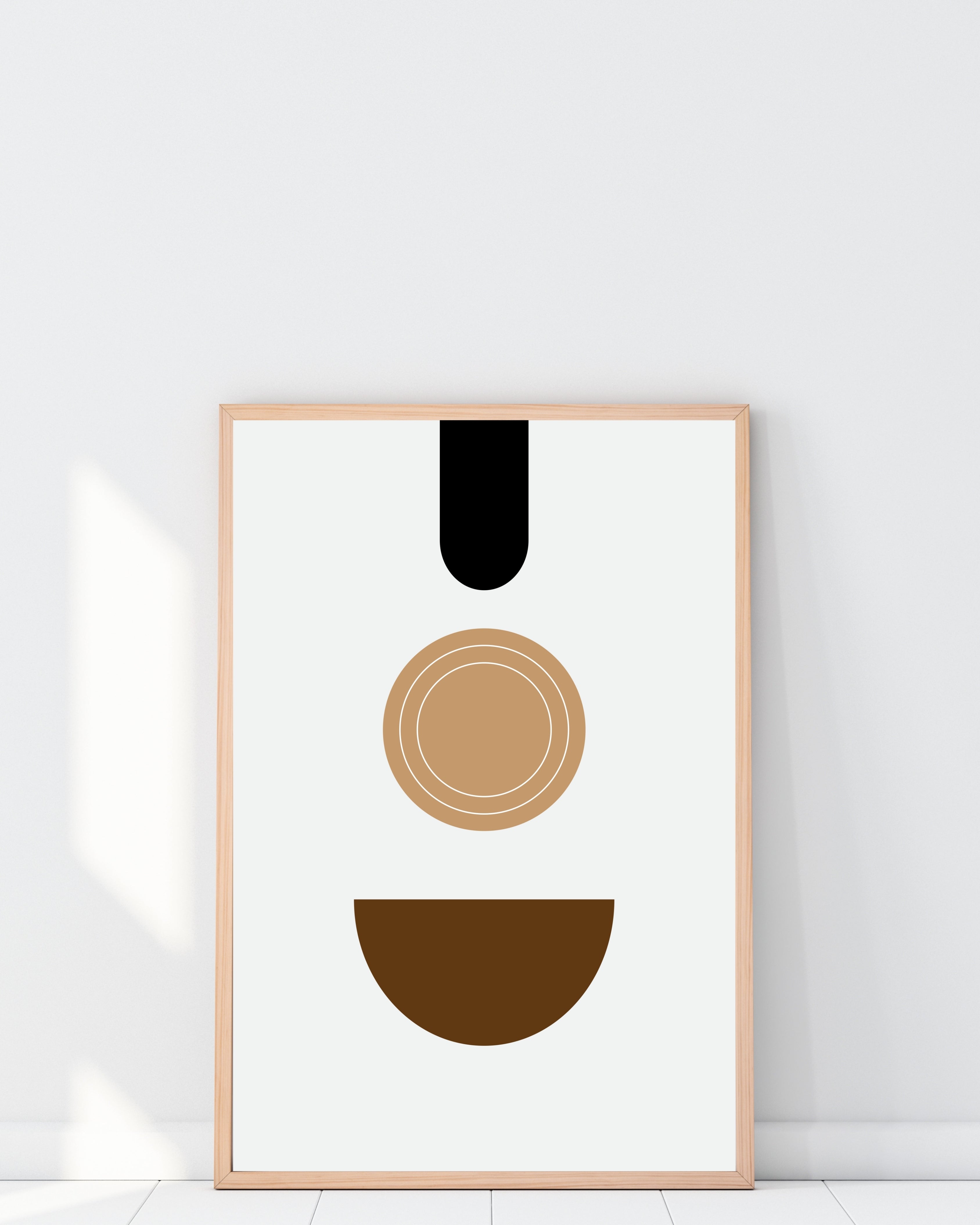 Minimal Geometric Abstract Wall Art Print