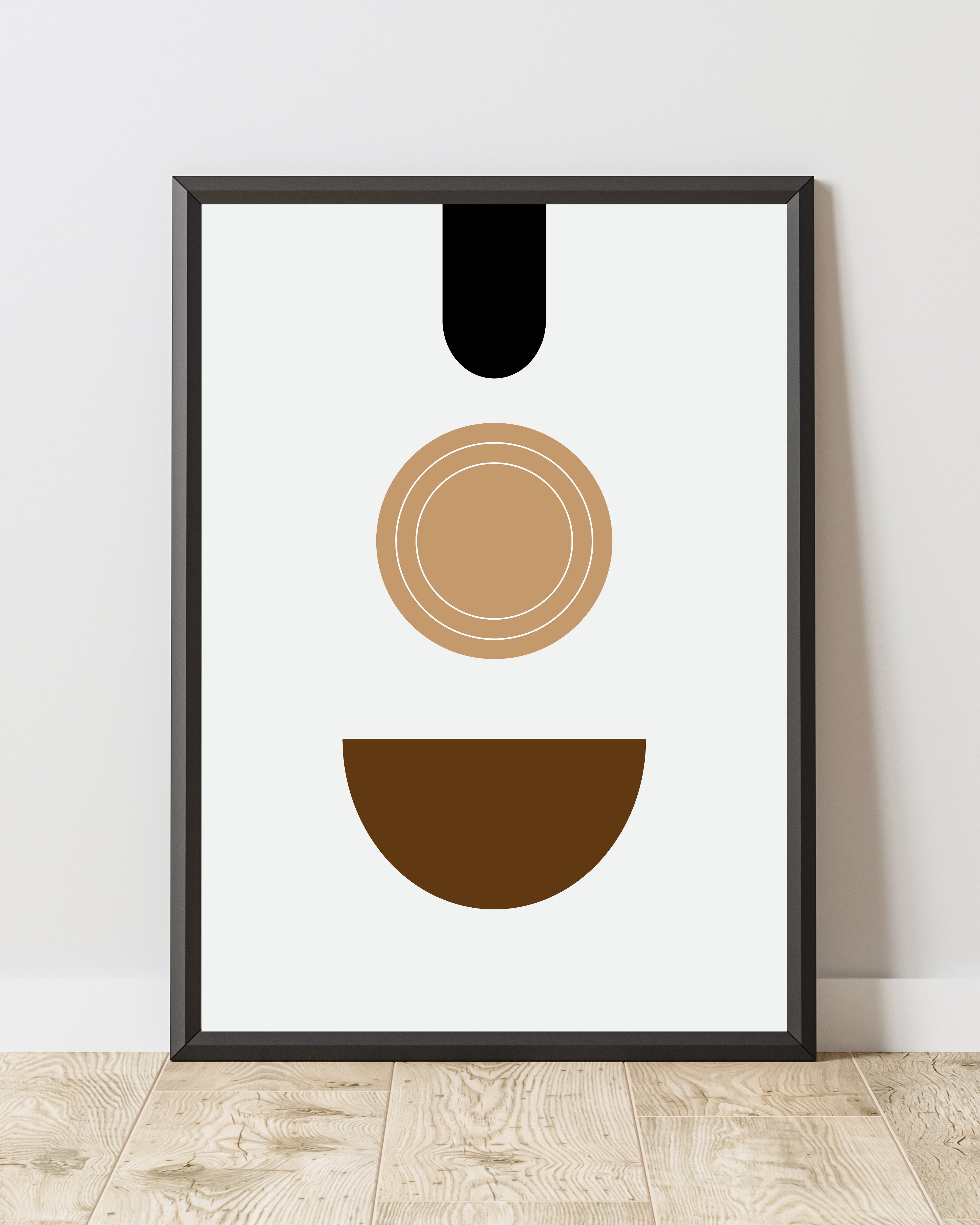 Minimal Geometric Abstract Wall Art Print