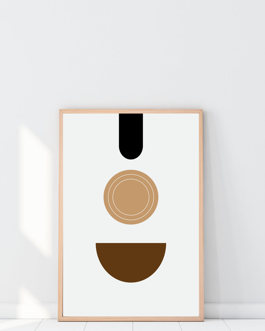 Minimal Geometric Abstract Wall Art Print
