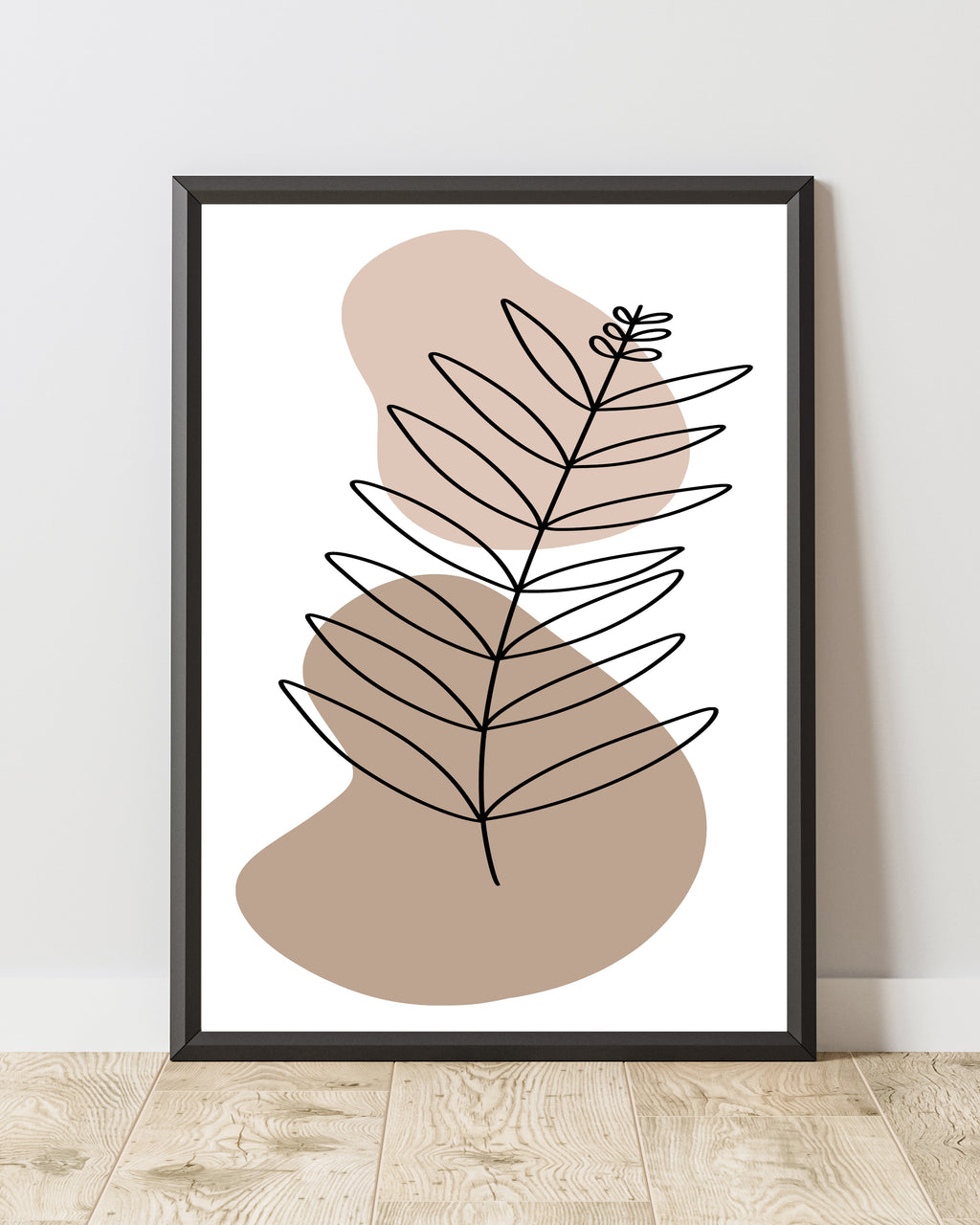 Minimalist Botanical Line Art Wall Print
