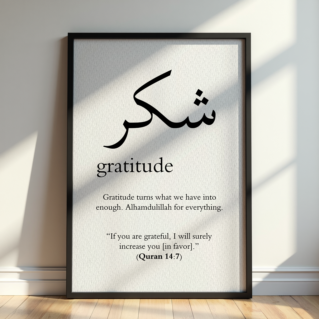 Sabr, Shukr & Tawakkul