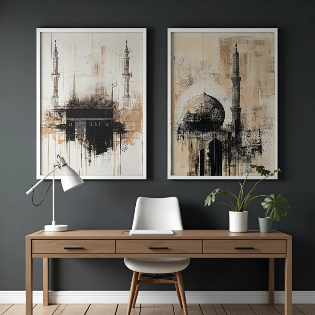 Kaaba & Masjid-e-Nabwi