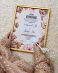 Personalised Nikah Certificate Frame - 01