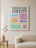 Recipe for Success | Islamic Wall Frame