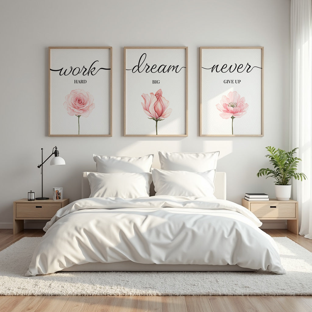 Work Hard, Dream Big, Never Give Up Set